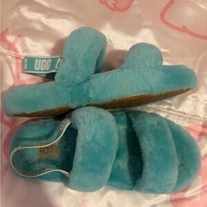 UGG Aqua Fluffy Slippers
